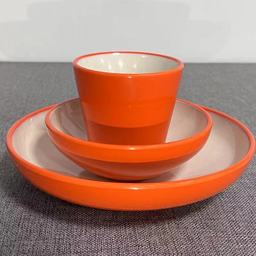  Orange melamine tableware